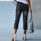 Damesmode jeans met hoge taille