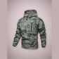 Heren camouflage jas met capuchon en meerdere zakken