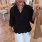 Dames Casual Top in Effen Kleur