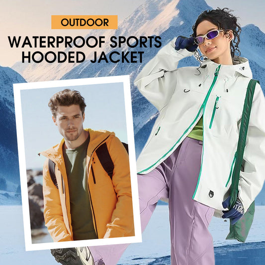 🏆Laatste dag van de uitverkoop 50% KORTING!!⏰WeatherMaster Elite-jas:Outdoor Waterdichte Sportjas met Capuchon