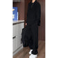 Pseudo-Tweedelige V-Hals Shirt & Broek Set