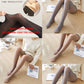 Warme pluche panty met elastische taille