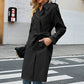 Dames Lange Vintage Trenchcoat