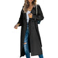 Dames Lange Vintage Trenchcoat