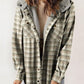 🧥Trendy geruite winterjas met capuchon voor dames🛍️