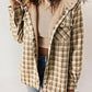 🧥Trendy geruite winterjas met capuchon voor dames🛍️