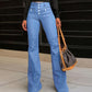 Flared Jeans met Hoge Taille voor Dames