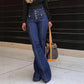 Flared Jeans met Hoge Taille voor Dames