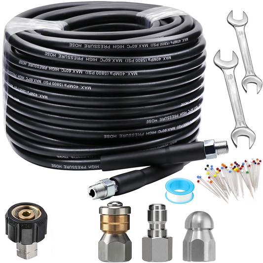 🛠️5800PSI rioolreinigingsset voor hogedrukreinige🌊