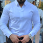👔Heren Slim Fit Casual Overhemd in Effen Kleur🛍️