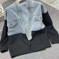 🧥Women’s Stylish Patchwork Long Sleeve Jacket🛍️