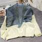 🧥Women’s Stylish Patchwork Long Sleeve Jacket🛍️