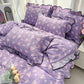 🛏️ Fris Bedlinnen Set met Gerimpelde Rand✨