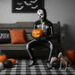 Oplichtend skeletkostuum voor Halloween
