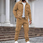 Heren Retro Jas & Cargo Broek 2-Delige Set