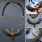 ✨Zwarte vliegende drakenketting met vleugels🛍️