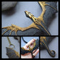 ✨Zwarte vliegende drakenketting met vleugels🛍️