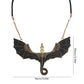 ✨Zwarte vliegende drakenketting met vleugels🛍️
