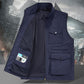 Heren Buiten Casual Vest met Meerdere Zakken