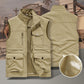 Heren Buiten Casual Vest met Meerdere Zakken