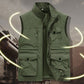 Heren Buiten Casual Vest met Meerdere Zakken