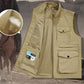 Heren Buiten Casual Vest met Meerdere Zakken