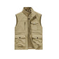Heren Buiten Casual Vest met Meerdere Zakken
