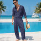 👔 Heren Casual Losvallend Overhemd & Broek 2-delige Set🛍️
