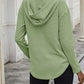 🧥V-Hals Lange Mouw Effen Kleur Hoodie🛍️