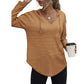 🧥V-Hals Lange Mouw Effen Kleur Hoodie🛍️