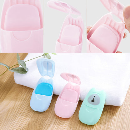 🧴Disposable Portable Travel Paper Soap  Sheets✨