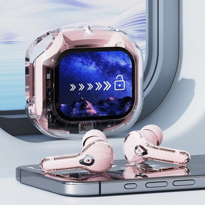 🎧Draadloze Bluetooth 5.4 oordopjes met volledig kleurentouchscreen en ruisonderdrukking✨