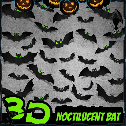 🦇Halloween 3D Vleermuis Decoratie Stickers Set🎃