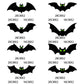 🦇Halloween 3D Vleermuis Decoratie Stickers Set🎃