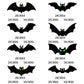 🦇Halloween 3D Vleermuis Decoratie Stickers Set🎃