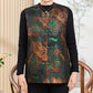 🌸Retro-Chic Oosters Geborduurd Bloemenvest👕