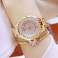 Dames Luxe Horloge met Kunstmatige Diamant Inleg