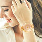 Dames Luxe Horloge met Kunstmatige Diamant Inleg