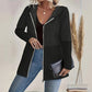 💖LAATSTE DAG ACTIE - 50% KORTING 💖 Trendy damesjack met capuchon, lange mouwen en rits