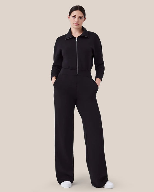 🔥AirEase Sleeve wijde broekpak -👏4-way stretch, ritssluiting aan de voorkant en praktische zakken!