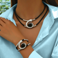✨ Boho Sieraad Set – Ketting & Armband, Geometrisch & Stijlvol!