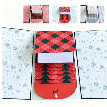 Creative Christmas Waterfall Gift Card Booklet
