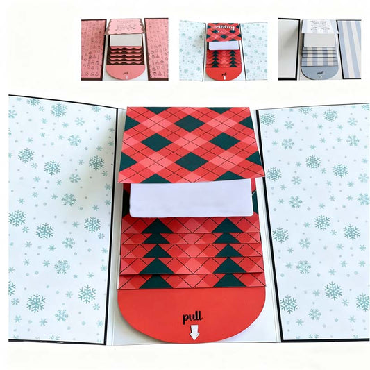 Creative Christmas Waterfall Gift Card Booklet