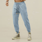Sportieve Heren Loose Fit Broek met Trekkoord