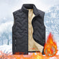 💖❄️Warme, casual, mouwloze gewatteerde vest voor de winter met fleecevoering
