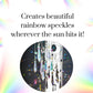 Radiant Hanging Crystal Prism Suncatcher Pendant