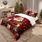 🎄 NU 50% KORTING! ✨ Feestelijke kerstset van 3-delige dekbedovertrekken - zacht geborsteld polyester met kerstmotieven voor een gezellige seizoensdecoratie 🛏️❤️