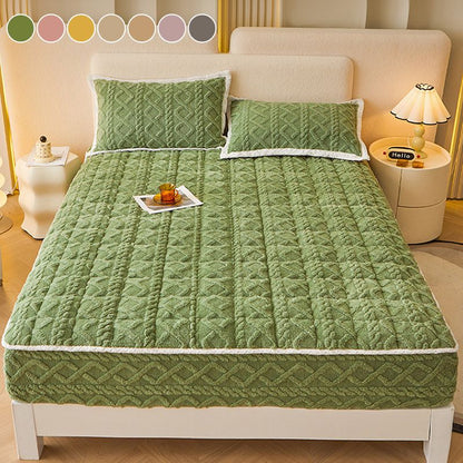 🎄✨ KERSTAANBIEDING 50% KORTING! Warm Hoeslaken van Geborsteld Flanel – Extra Zacht, 40 cm Diepe Hoeken & Antislip ❄️🛏️