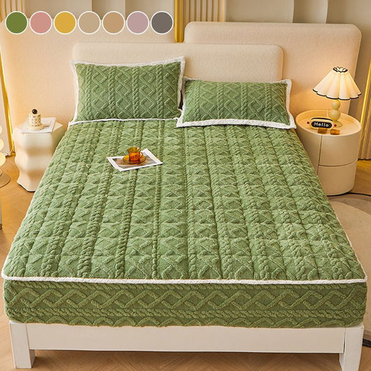 🎄✨ KERSTAANBIEDING 50% KORTING! Warm Hoeslaken van Geborsteld Flanel – Extra Zacht, 40 cm Diepe Hoeken & Antislip ❄️🛏️