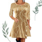 ⏳ Time-Limited Special! ⏰✨ Elegant Sequin A-Line Dress – Sparkle in Red, Gold & Green for Every Occasion 💃🌟